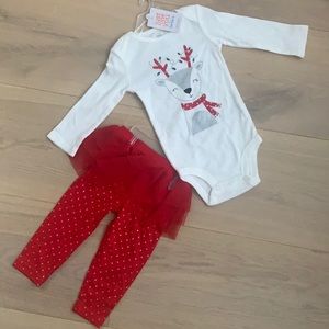 9 month old Christmas two piece set